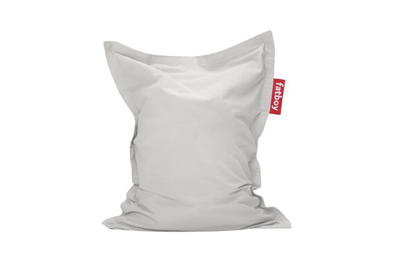 Fatboy Junior Soft Canvas Indoor Bean Bag | Made from 100% recycled polyester | Uniquely designed with children in mind | Durable, Tear & Wear resistant fabric | 100 x 130 cm - Cool Grey - Image 1